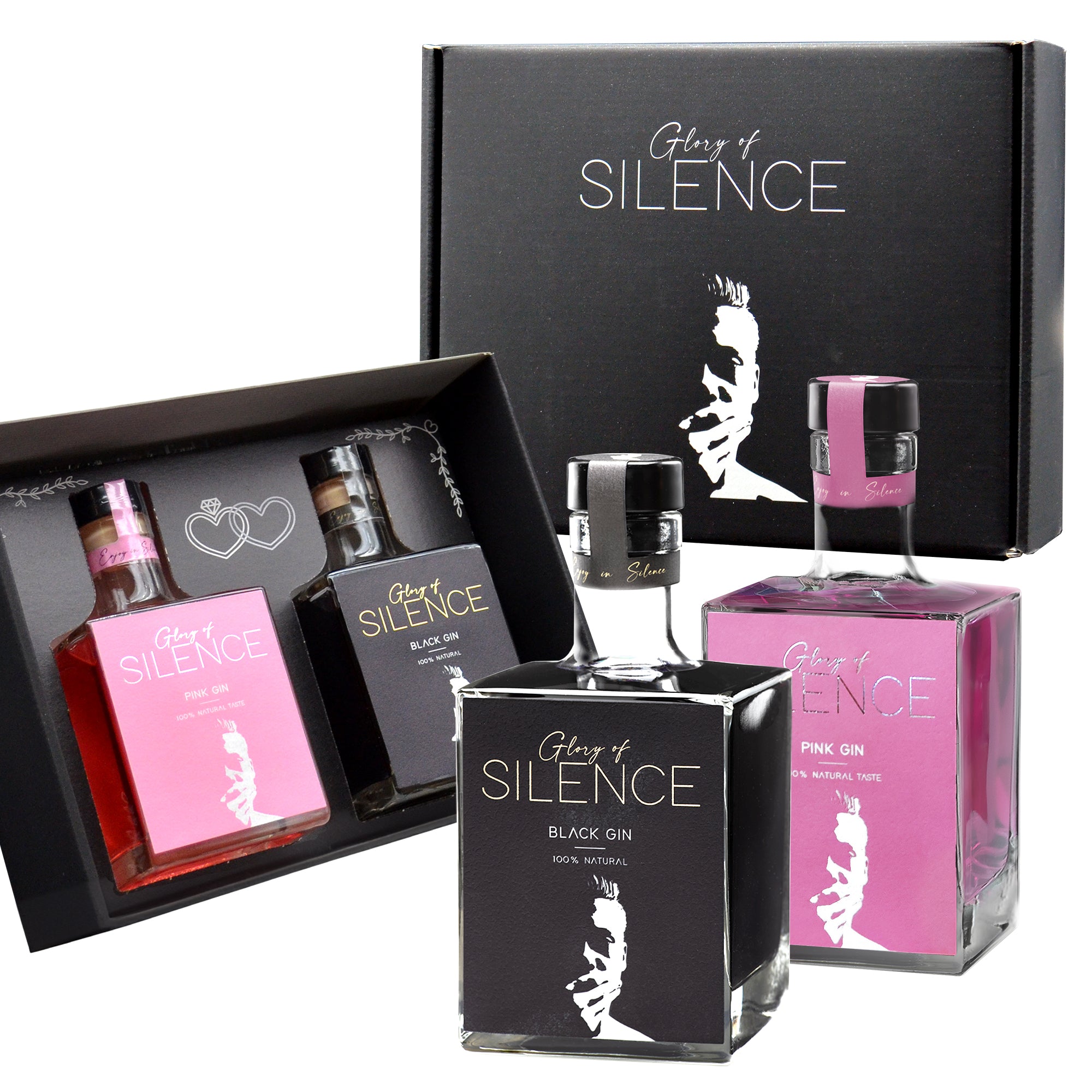 Glory of Silence Gin Hochzeit-Geschenkset